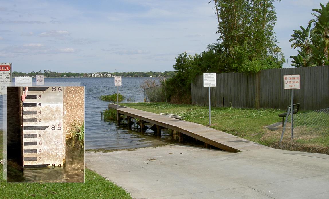 Lake Levels and City Boat Ramps Belle Isle, FL