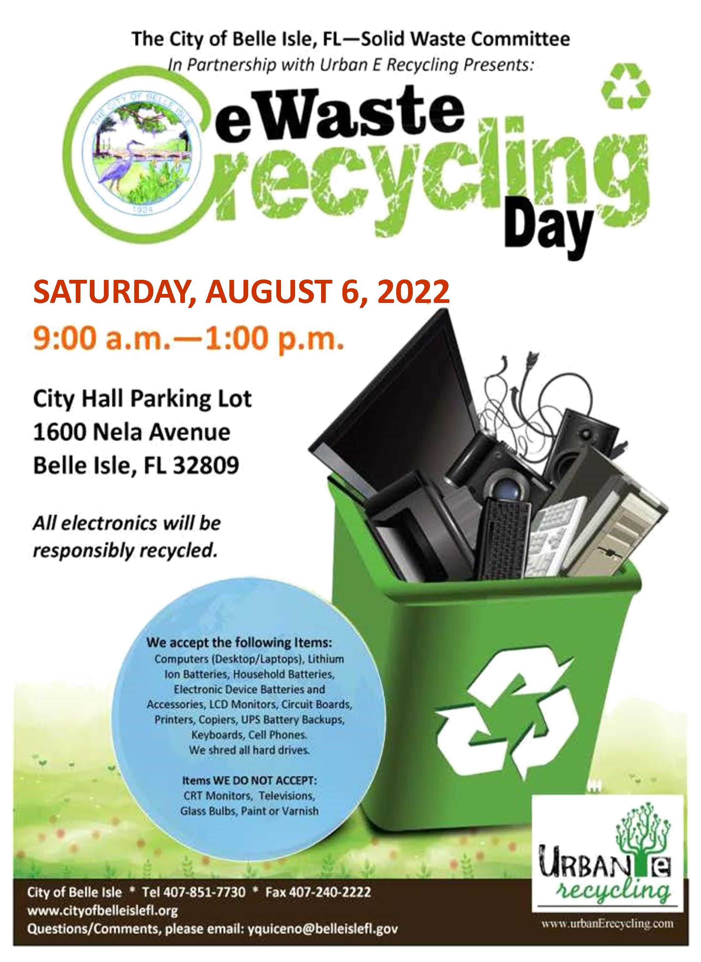 Recycling Event Belle Isle, FL