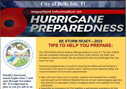 Hurricane Preparedness 2023