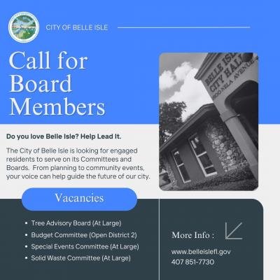 Call For Members Oct 2025