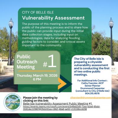 Vulnerability Assessment Virtual Public Meeting #1 March 19, 2026 at 6 PM Vulnerability Assessment Virtual Public Meeting #1 March 19, 2026 at 6 PM