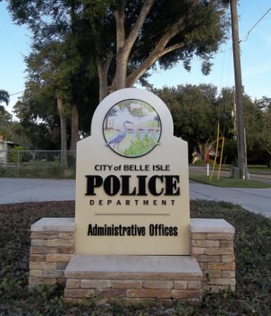 PD Office Monument Sign