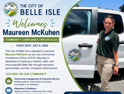 Welcome Maureen McKuhen Code Compliance Officer